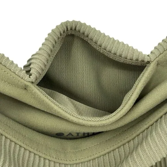 Athleta Elation Rib Crop Flare Pants Green Size 1X - Picture 4 of 9